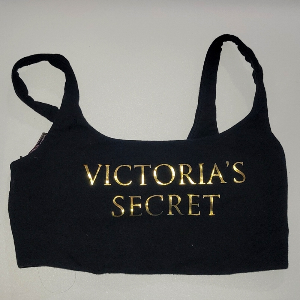 Victoria's Secret Gold Foil Sport Bra